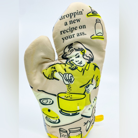 “Droppin A New Recipe” 2-Piece Cotton Oven Mitt/ Pot Holder Set - New In Package - Picture 6 of 9